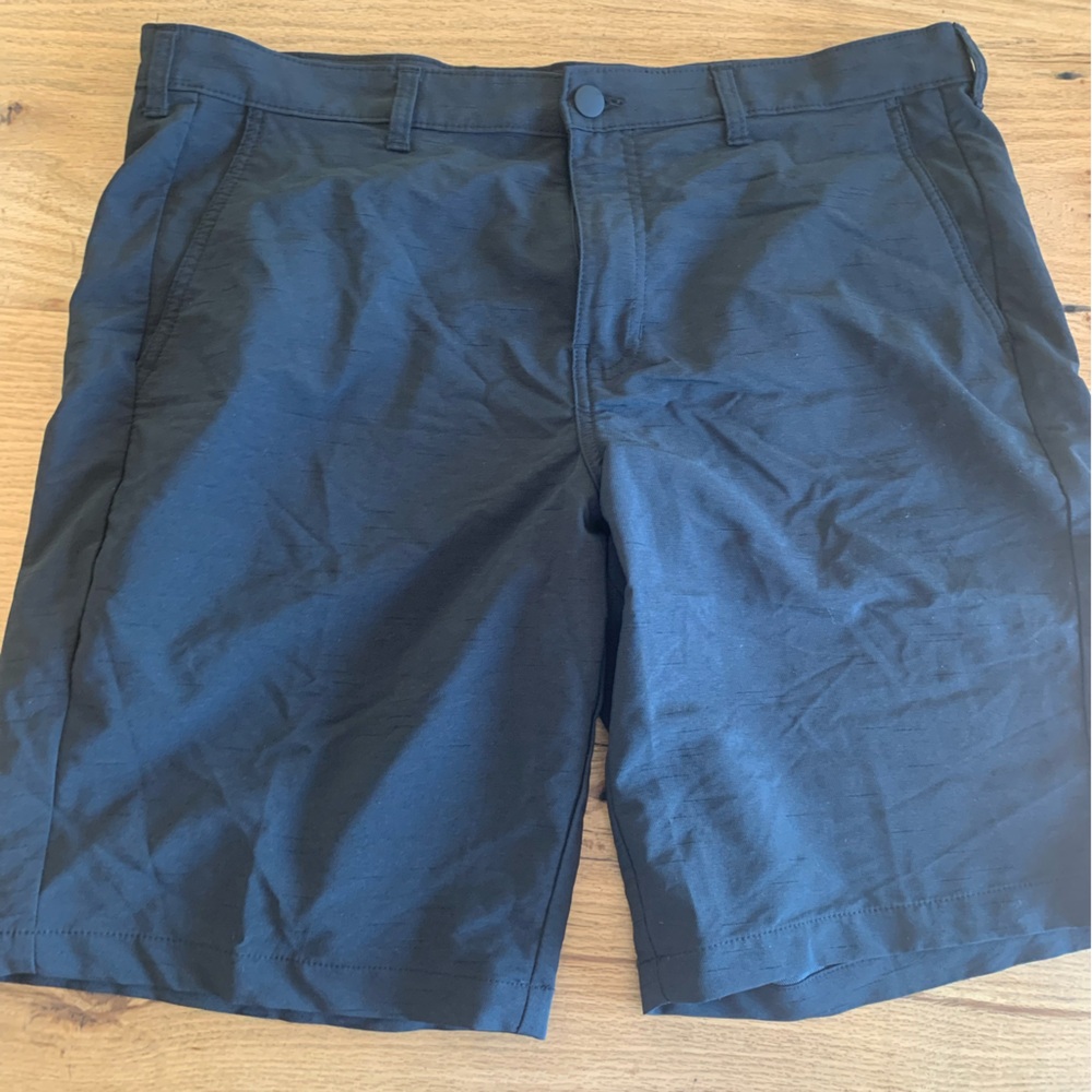 George Men’s Shorts Polyester Black Size 36” Preowned‎
